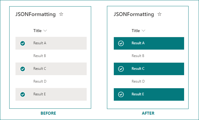 SharePoint Online: Apply JSON View formatting using SharePoint REST API