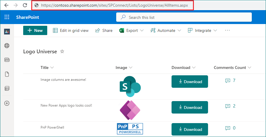 Change SharePoint Online List URL using PnP PowerShell