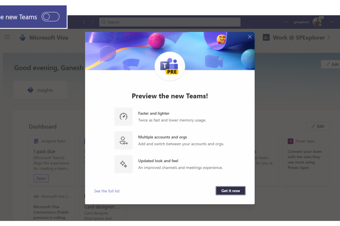 How to Turn ON the new Microsoft Teams Public Preview?